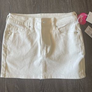 white denim skirt BARBIE by pacsun brand new never worn